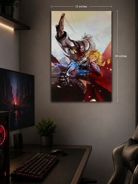 Fullmetal Alchemist Wall Art Poster Print 12 x 18 Inches